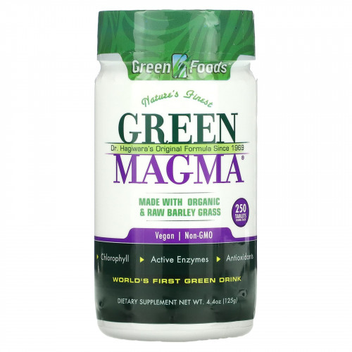 Green Foods Corporation, Green Magma, 500 мг, 250 таблеток