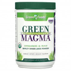 Green Foods Corporation, Green Magma, сок из зеленых побегов ячменя в порошке, 300 г (10,6 унции)