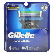 Gillette, Proglide, сменные кассеты для бритья, 4 шт.