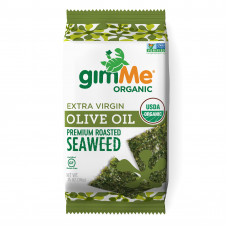 gimMe, Премиальные обжаренные морские водоросли, оливковое масло высшего качества, 10 г (0,35 унции)