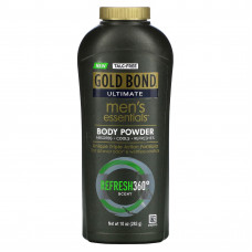 Gold Bond, Ultimate, мужская пудра для тела Essentials, освежающий запах, 283 г (10 унций)