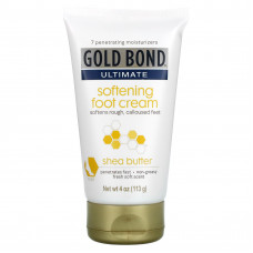Gold Bond, Ultimate, смягчающий крем для ног, масло ши, 113 г (4 унции)