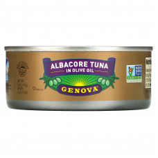 Genova, Альбакорский тунец в оливковом масле, 142 г (5 унций)