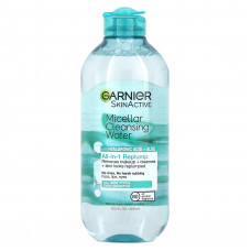 Garnier, SkinActive, мицеллярная очищающая вода с гиалуроновой кислотой и алоэ, 400 мл (13,5 жидк. Унции)