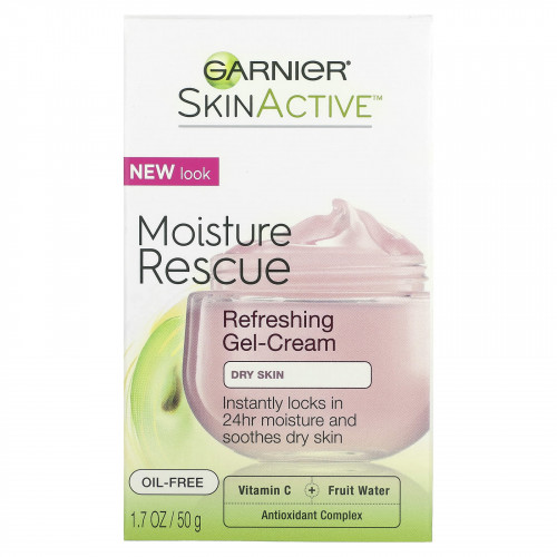 Garnier, SkinActive, освежающий гель-крем, для сухой кожи, 50 г (1,7 унции)