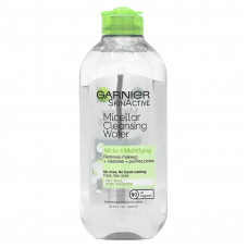 Garnier, SkinActive, мицеллярная очищающая вода, универсальное матирующее средство, 400 мл (13,5 унции)