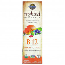 Garden of Life, MyKind Organics, органический спрей с витамином B12, со вкусом малины, 58 мл (2 жидк. унции)