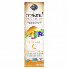 Garden of Life, MyKind Organics, спрей с органическим витамином C, вкус апельсина и мандарина, 58 мл (2 жидкие унции)