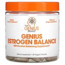 The Genius Brand, Genius Estrogen Balance, 30 растительных капсул