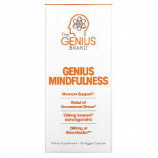 The Genius Brand, Genius Mindfullness, 30 растительных капсул