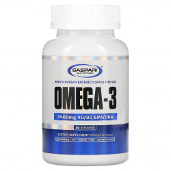 Gaspari Nutrition, Омега-3, 2400 мг, 60 мягких таблеток