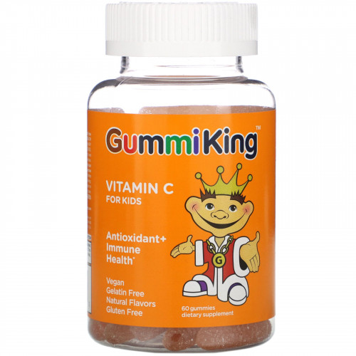 GummiKing, витамин C для детей, 60 жевательных таблеток