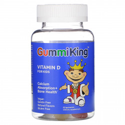 GummiKing, Витамин D для детей, 60 жевательных мармеладок