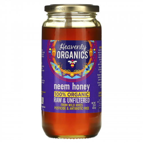 Heavenly Organics, 100% органический мед нима, 624 г (22 унции)