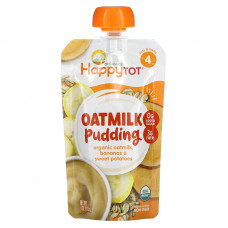 Happy Family Organics, Happy Tot, овсяный пудинг, этап 4, органическое овсяное молоко, бананы и батат, 113 г (4 унции)