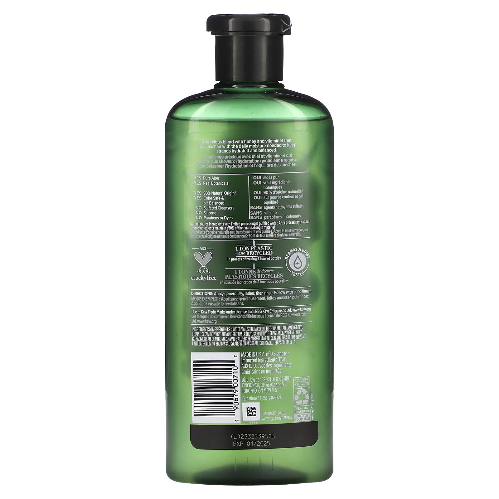 Herbal Essences, Bio: Renew, увлажняющий шампунь, мед и витамин B, 400 мл (13,5 жидк. унции)