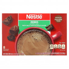 Nestle Hot Cocoa Mix, смесь для приготовления горячего шоколада, насыщенный вкус молочного шоколада, 8 упаковок по 8 г (0,28 унции)
