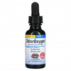 Herbs Etc., ChlorOxygen, концентрат хлорофилла, без спирта, 30 мл (1 жидк. унция)