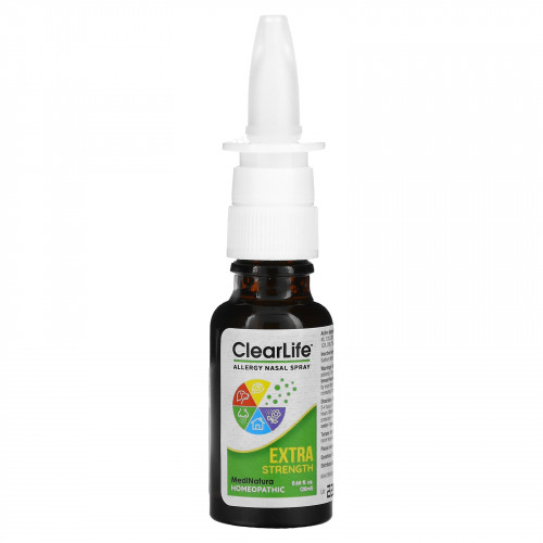 MediNatura, ClearLife, назальный спрей против аллергии повышенной силы действия, 20 мл (0,68 жидк. унций)