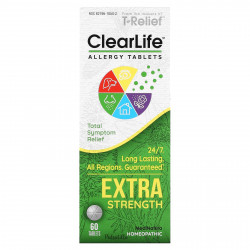 MediNatura, ClearLife, таблетки против аллергии с повышенной силой действия, 60 таблеток
