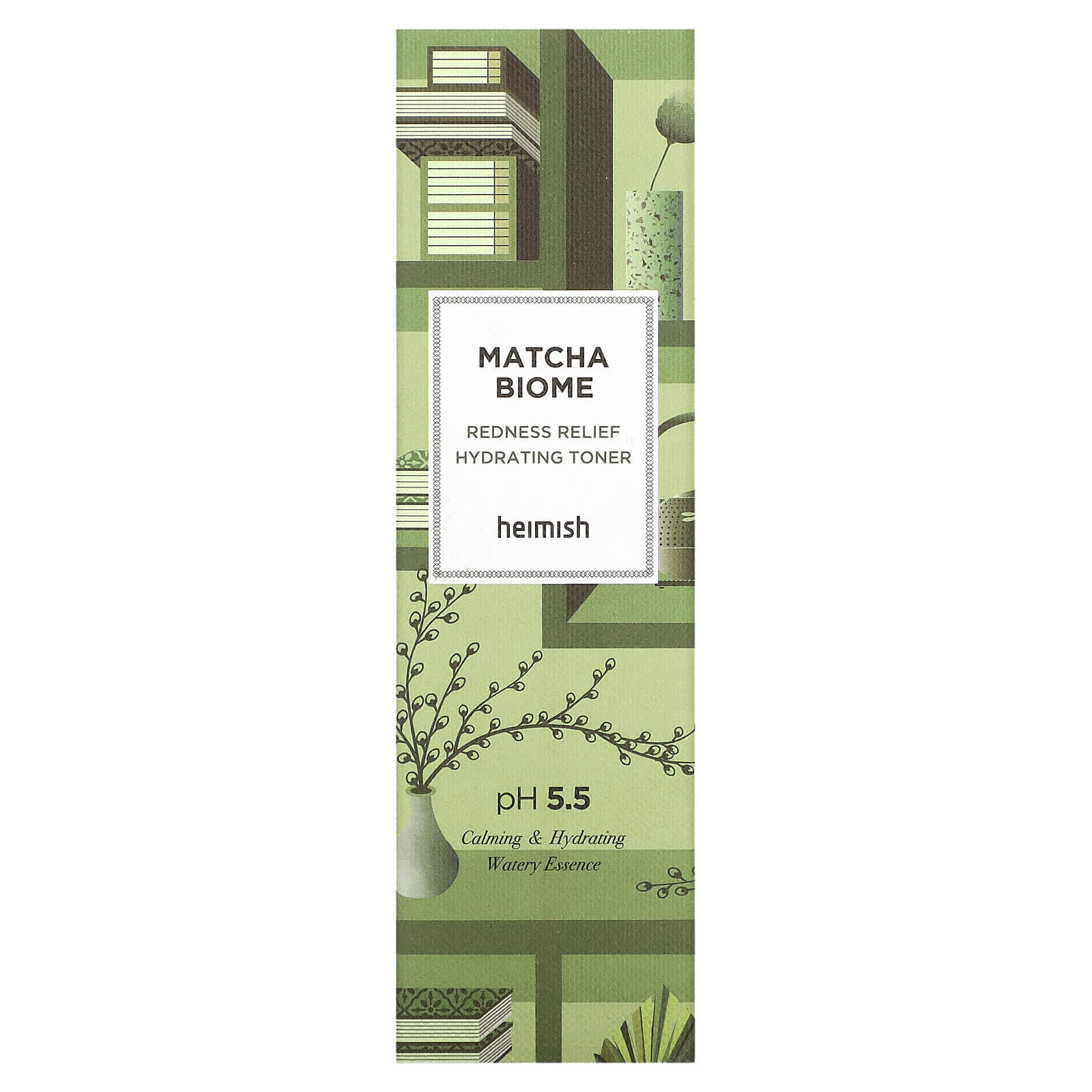 Heimish, Matcha Biome, увлажняющий тоник для снятия покраснений, 150 мл (5,07 жидк. Унции)