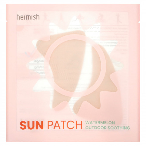 Heimish, SUN Patch, успокаивающие патчи с арбузом, 5 патчей