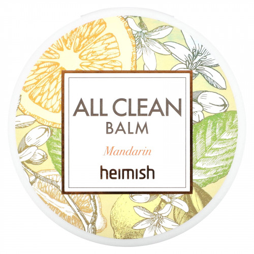 Heimish, All Clean Balm, мандарин, 120 мл (4,05 жидк. Унции)