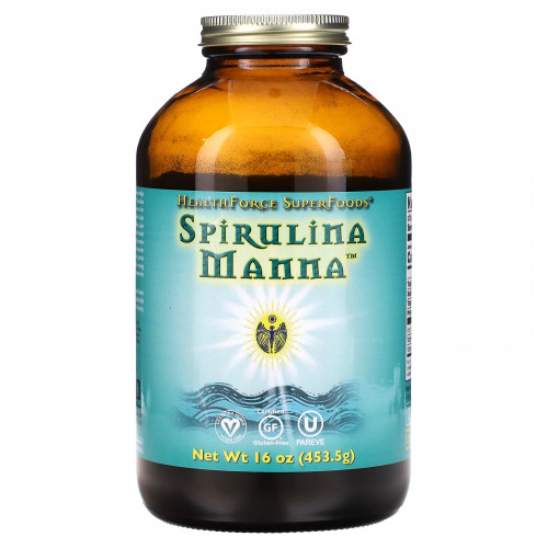 HealthForce Superfoods, Spirulina Manna, 453,5 г (16 унций)