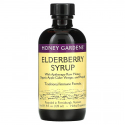 Honey Gardens, Сироп из бузины с натуральным медом и прополисом, 120 мл