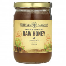 Honey Gardens, необработанный мед, цветы апельсина, 454 г (16 унций)