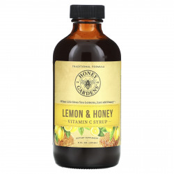 Honey Gardens, Сироп с витамином C, лимон и мед, 237 мл (8 жидк. Унций)