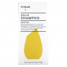 HiBAR, Solid Shampoo, Soothe, 1 шт., 90 г (3,2 унции)