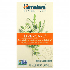 Himalaya, LiverCare, 42 вегетарианские капсулы