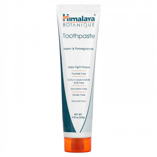 Himalaya, Botanique, зубная паста с нимом и гранатом, 150 г (5,29 унции)