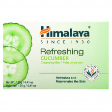 Himalaya, Освежающее очищающее мыло, огурец, 125 г (4,41 унции)