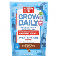 Healthy Heights, Grow Daily, смесь сывороточного протеина и питательных веществ, для детей от 3 лет, шоколад, 616 г (21,7 унции)