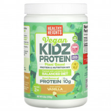 Healthy Heights, Vegan Kidz Protein, протеин для детей от 2 лет, ванильный вкус, 250 г (8,8 унции)