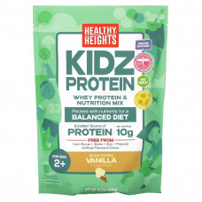 Healthy Heights, Kidz Protein, протеин для детей от 2 лет, ванильный вкус, 600 г (21,2 унции)