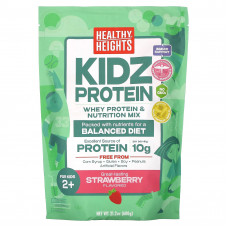 Healthy Heights, Kidz Protein, протеин для детей от 2 лет, со вкусом клубники, 600 г (21,2 унции)