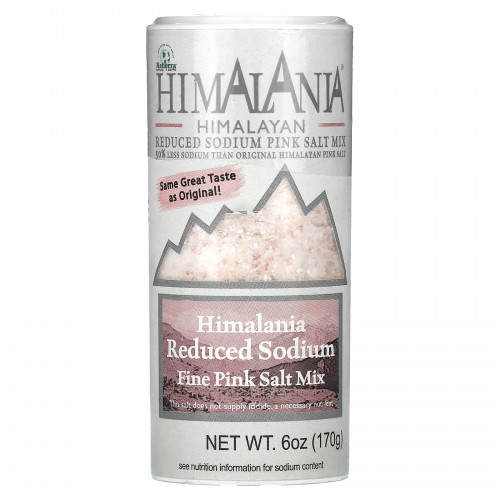 Himalania, гималайская розовая соль, восстановленная смесь натрия, 170 г (6 унций)