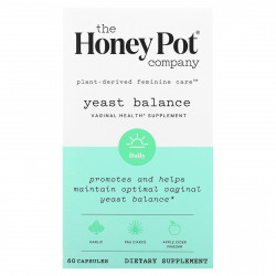 The Honey Pot Company, Дрожжевой баланс, 60 капсул