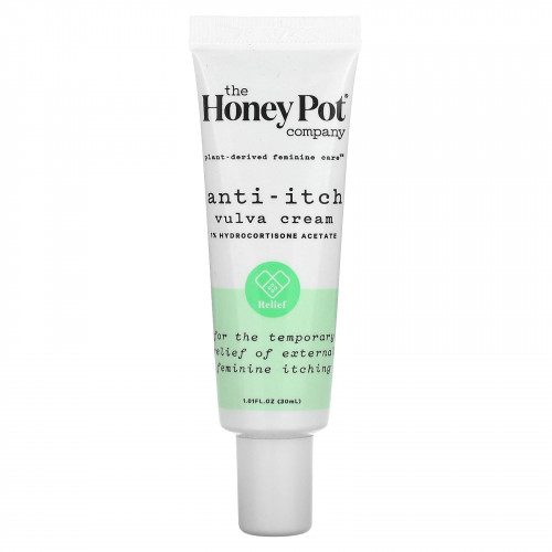 The Honey Pot Company, Anti-Itch Vulva Cream, 1.01 fl oz (30 ml)