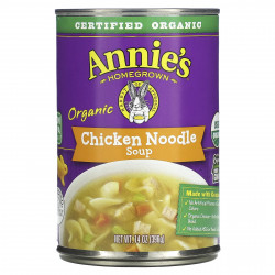 Annie's Homegrown, Органический куриный суп с лапшой, 396 г (14 унций)