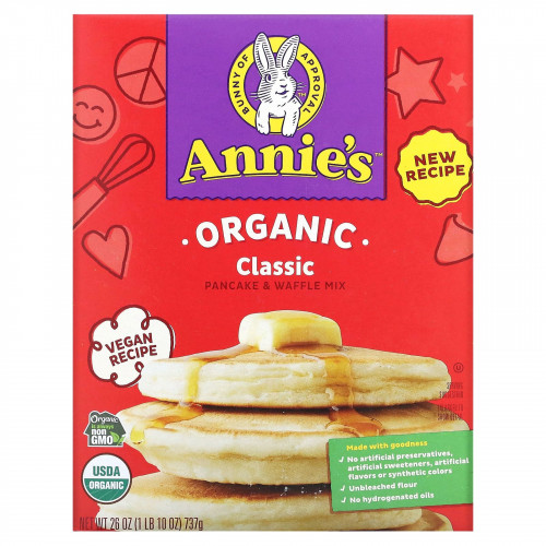 Annie's Homegrown, Organic Classic Pancake & Waffle Mix , 26 oz (737 g)