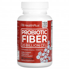Health Plus Inc., пробиотическая клетчатка, 20 млрд КОЕ, 30 капсул