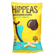 Hippeas, Chickpea Puffs, веганский белый чеддер, 113 г (4 унции)