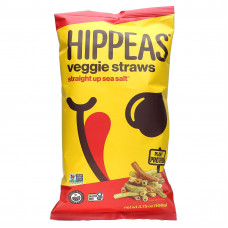 Hippeas, Veggie Straws, морская соль без добавок, 106 г (3,75 унции)