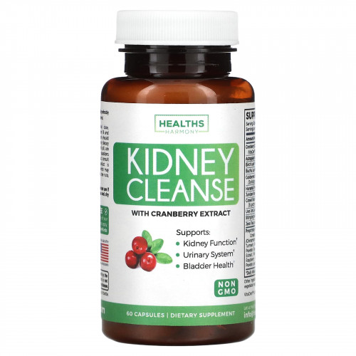 Healths Harmony, Kidney Cleanse, 60 капсул