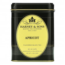 Harney & Sons, Абрикос, ароматизированный черный чай, 4 унции (112 г)