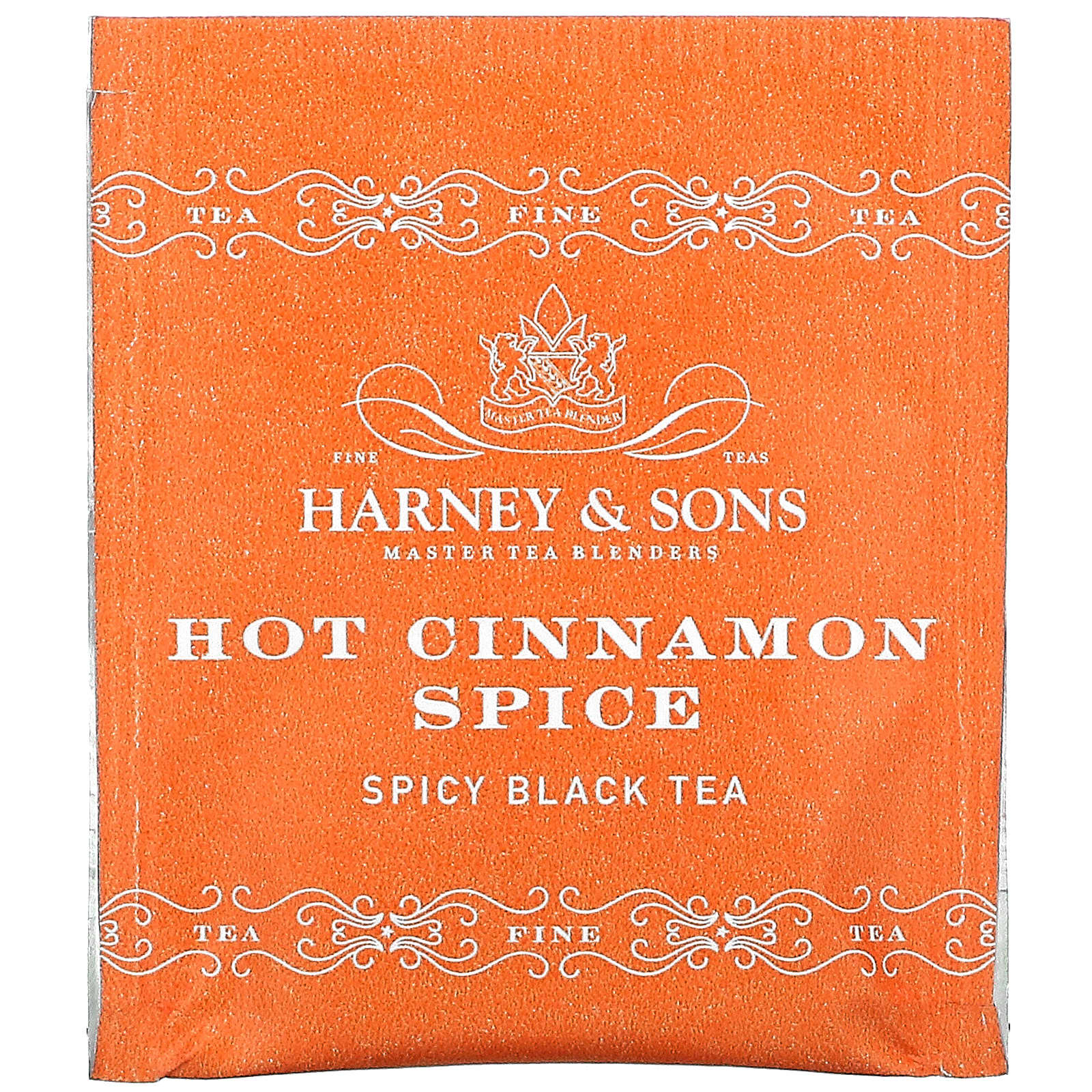 Harney & Sons, Пряный черный чай, горячая корица, 50 чайных пакетиков, 90 г (3,17 унции)